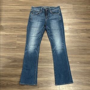 Vintage American Eagle Blue Denim Skinny Kick Jeans